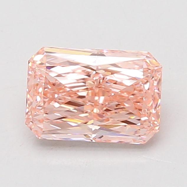 1.42 Ct. Fancy Vivid Pink Radiant Lab Grown Diamond