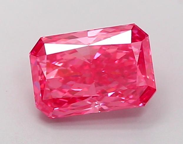 1.50 Ct. Fancy Vivid  Pink Radiant Lab Grown Diamond