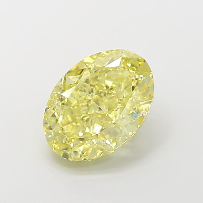 3.05 Ct. Fancy Yellow Oval Lab Grown Diamond