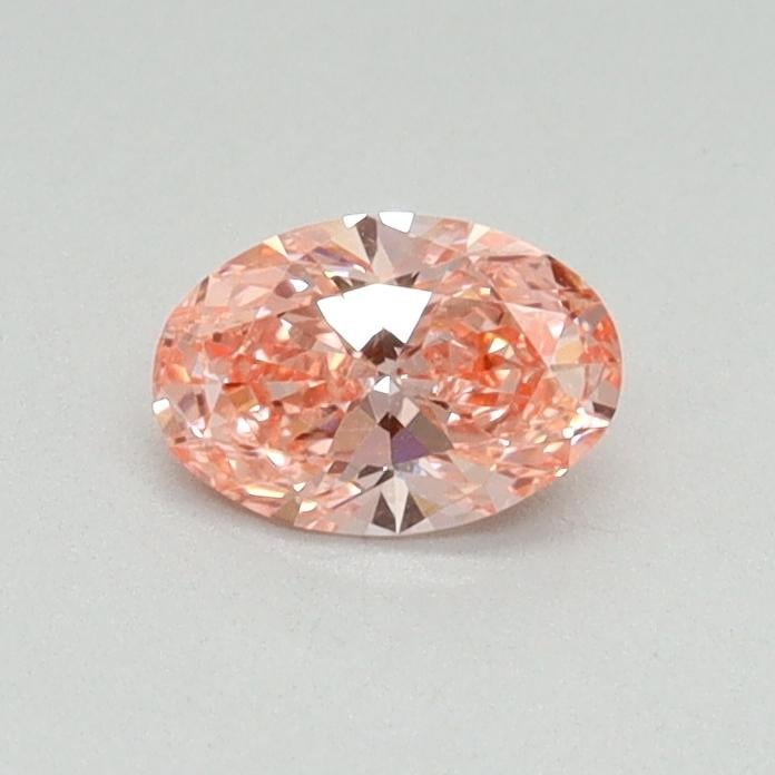 0.34 Ct. Fancy Vivid Pink Oval Lab Grown Diamond