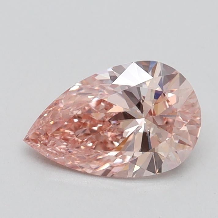 0.70 Ct. Fancy Intense Pink Pear Lab Grown Diamond