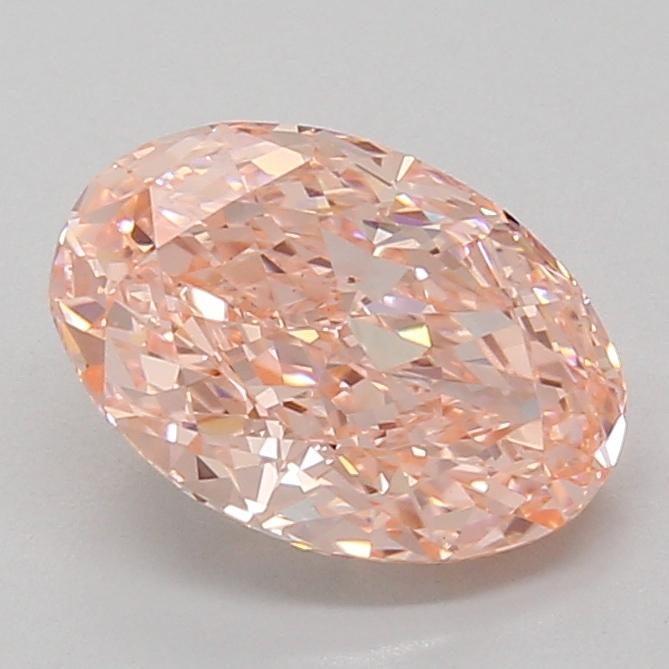 2.53 Ct. Fancy Vivid Pink Oval Lab Grown Diamond