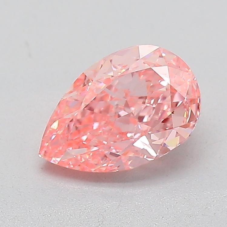 1.04 Ct. Fancy Vivid  Pink Pear Lab Grown Diamond