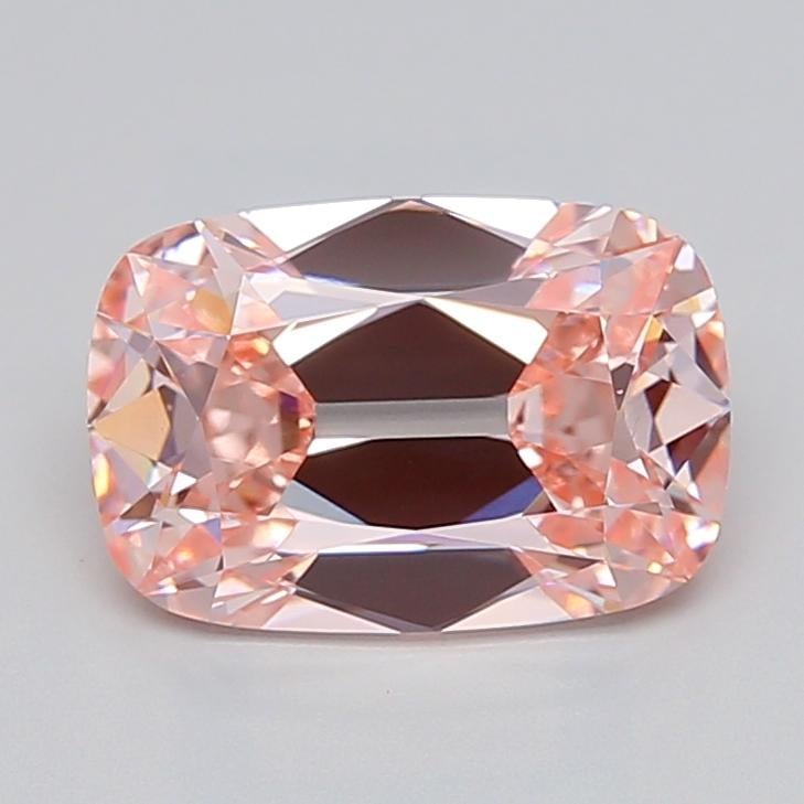 3.00 Ct. Fancy Intense  Pink Cushion Lab Grown Diamond