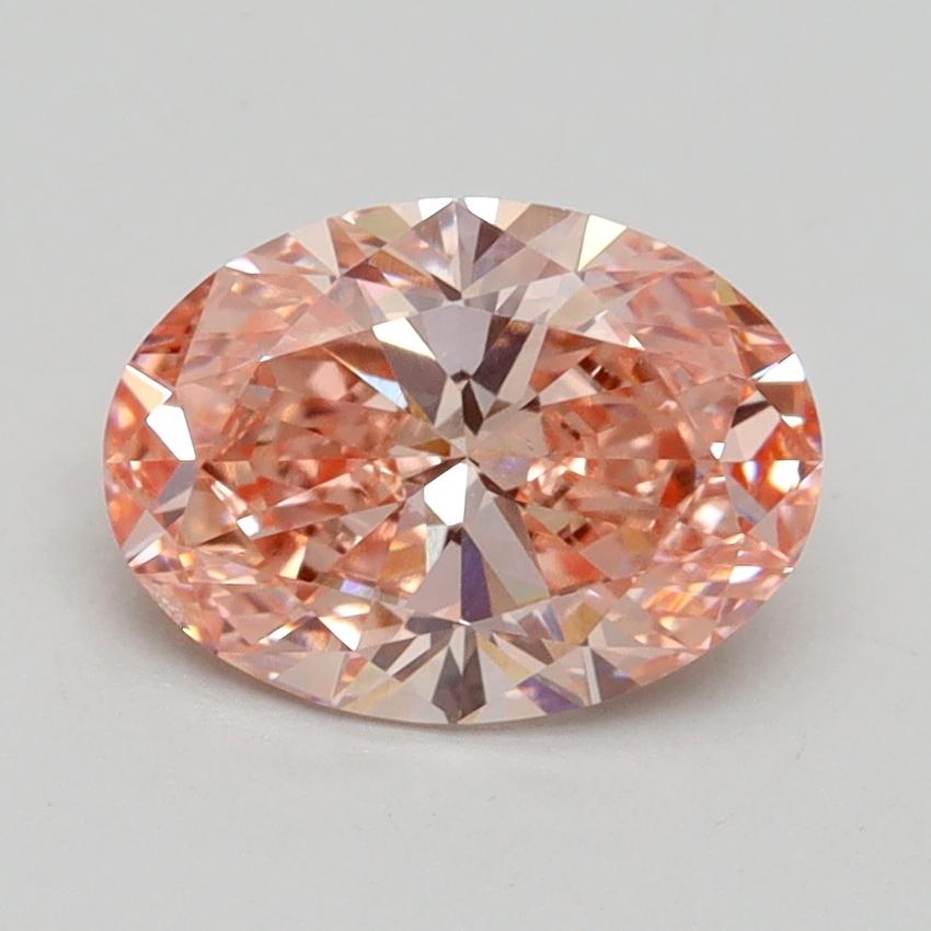 1.56 Ct. Fancy Intense Pink Oval Lab Grown Diamond