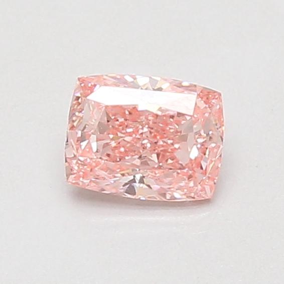 0.56 Ct. Fancy Vivid Pink Cushion Lab Grown Diamond
