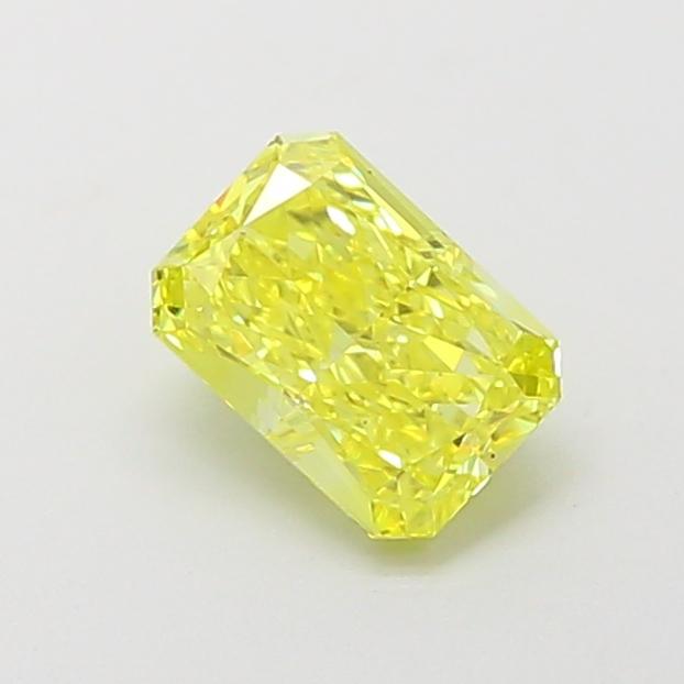 1.04 Ct. Fancy Vivid Yellow Radiant Lab Grown Diamond