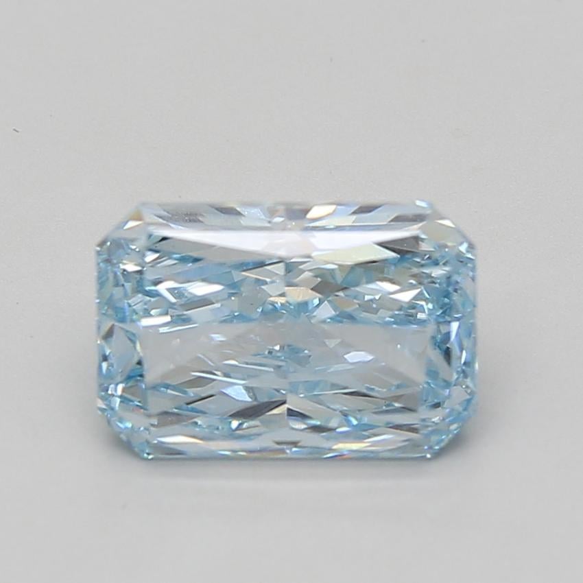 3.08 Ct. Fancy Vivid Blue Radiant Lab Grown Diamond