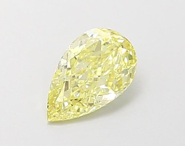 0.52 Ct. Fancy Light Yellow Pear Lab Grown Diamond