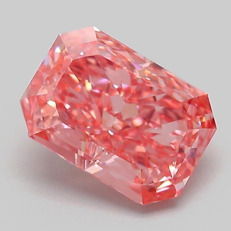 2.06 Ct. Fancy Vivid Pink Radiant Lab Grown Diamond