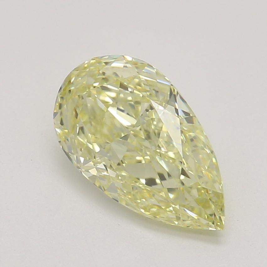 0.90 Ct. Fancy Yellow Pear Diamond