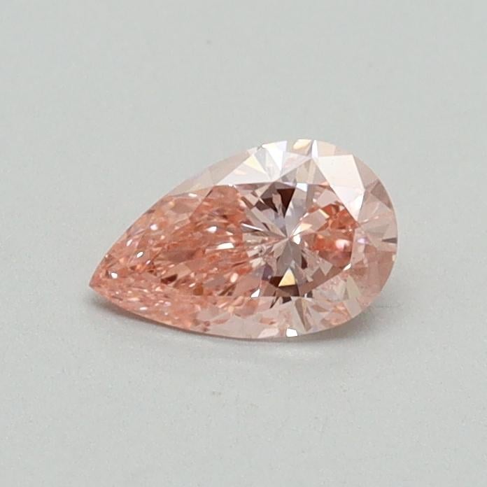 0.30 Ct. Fancy Vivid Pink Pear Lab Grown Diamond