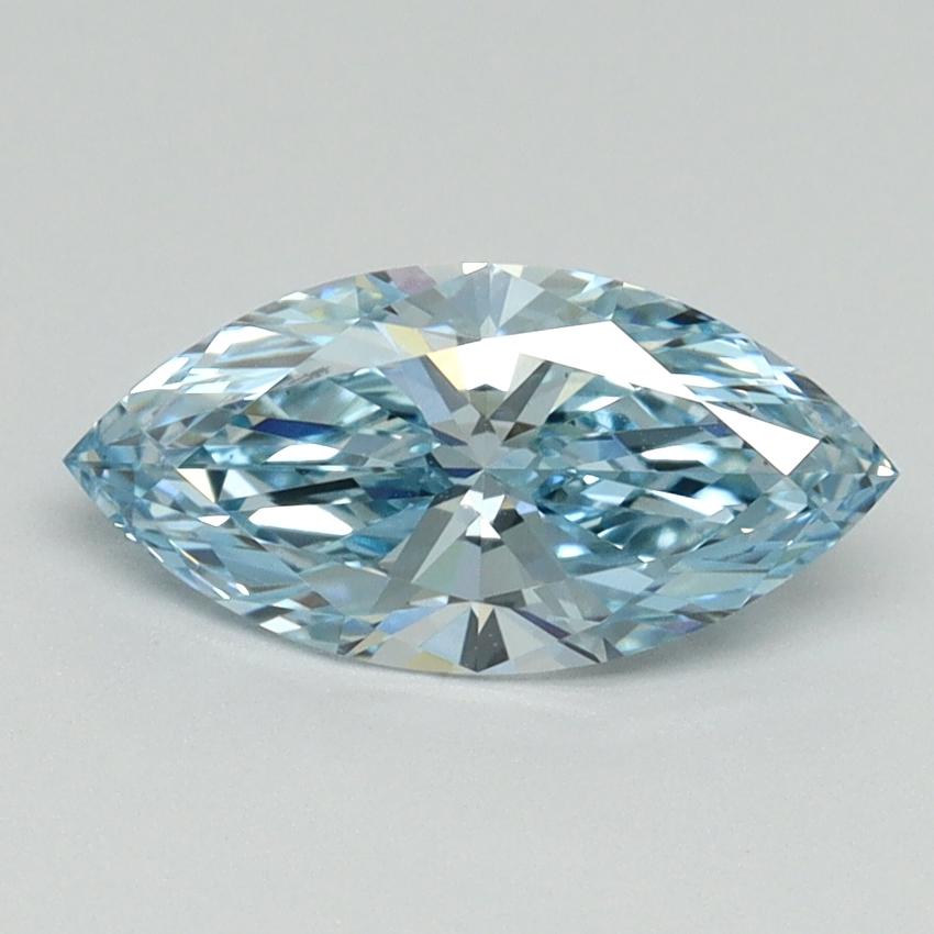 1.03 Ct. Fancy Intense Blue Marquise Lab Grown Diamond