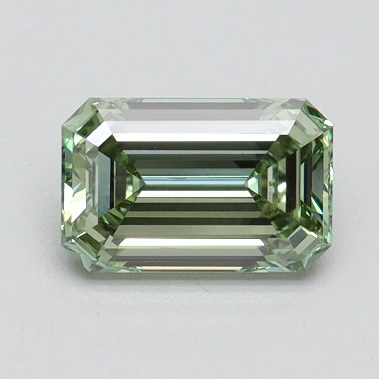 1.01 Ct. Fancy Intense Green Emerald Lab Grown Diamond