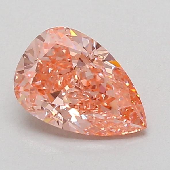 1.26 Ct. Fancy Vivid Pink Pear Lab Grown Diamond