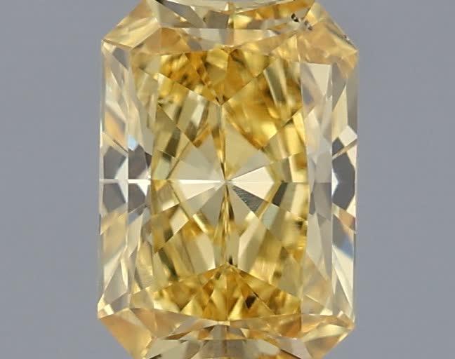 0.40 Ct. Fancy Intense Yellow Radiant Lab Grown Diamond