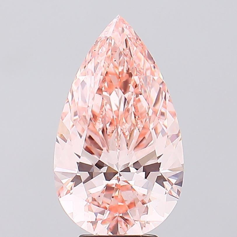 5.25 Ct. Fancy Intense Pink Pear Lab Grown Diamond