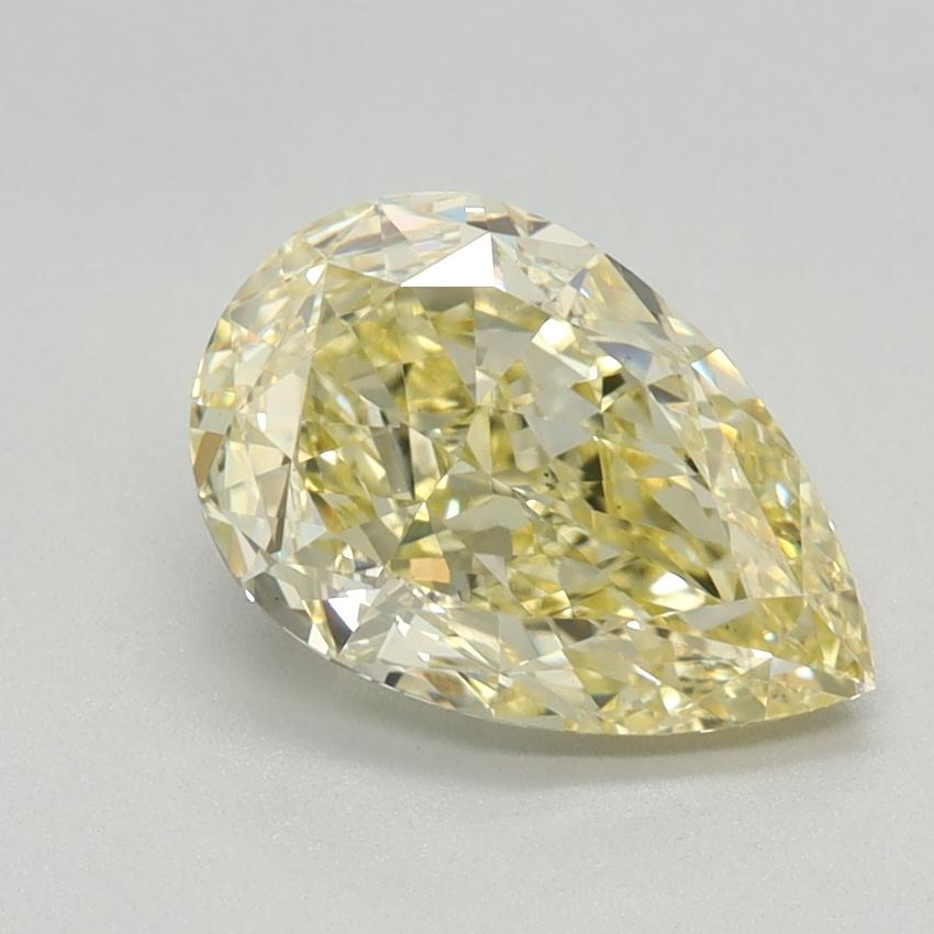 1.63 Ct. Fancy Intense Yellow Pear Lab Grown Diamond