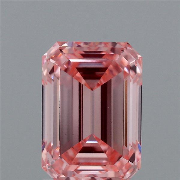 2.04 Ct. Fancy Vivid Pink Emerald Lab Grown Diamond