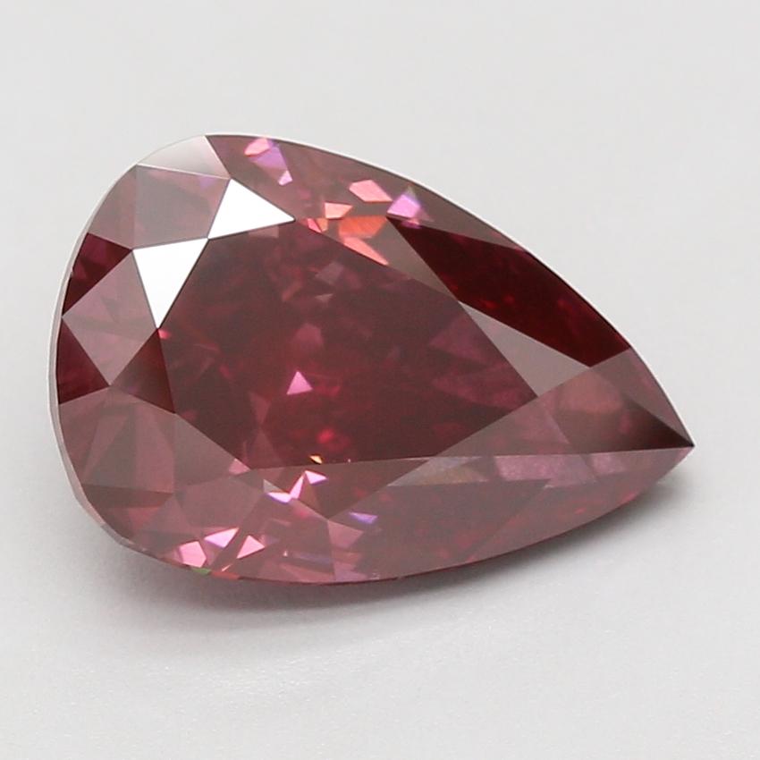 5.05 Ct. Fancy Deep Pink Pear Lab Grown Diamond