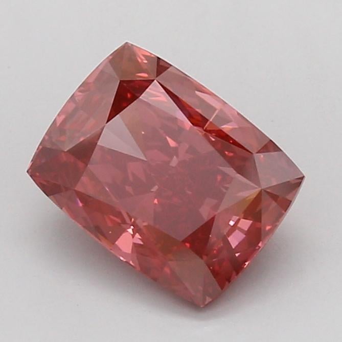 2.05 Ct. Fancy Vivid Pink Cushion Lab Grown Diamond