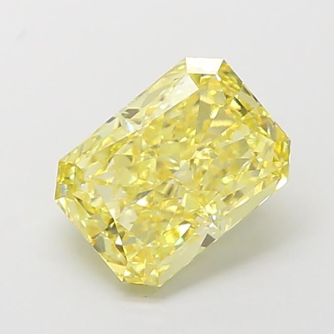 3.52 Ct. Fancy Intense  Yellow Radiant Lab Grown Diamond
