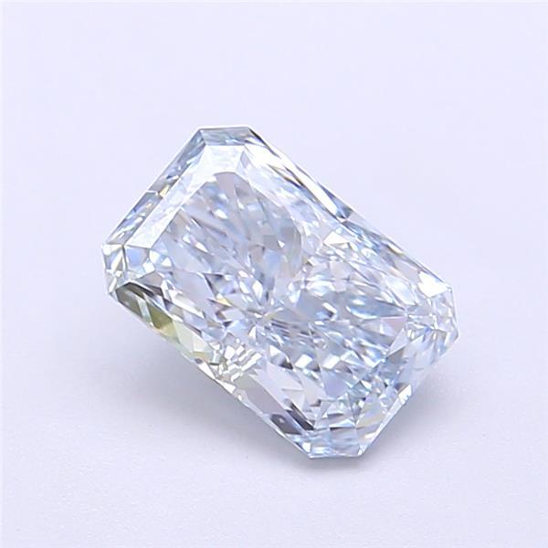 1.08 Ct. Fancy Intense  Blue Radiant Lab Grown Diamond