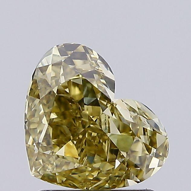 1.28 Ct. Fancy Yellow Heart Lab Grown Diamond