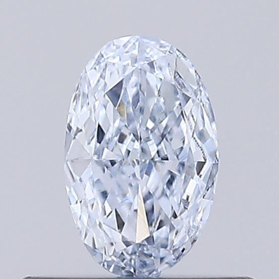 0.30 Ct. Fancy Light  Blue Oval Lab Grown Diamond