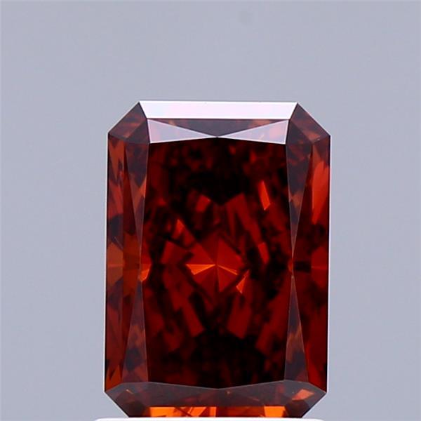 1.50 Ct. Fancy Vivid Orange Radiant Lab Grown Diamond