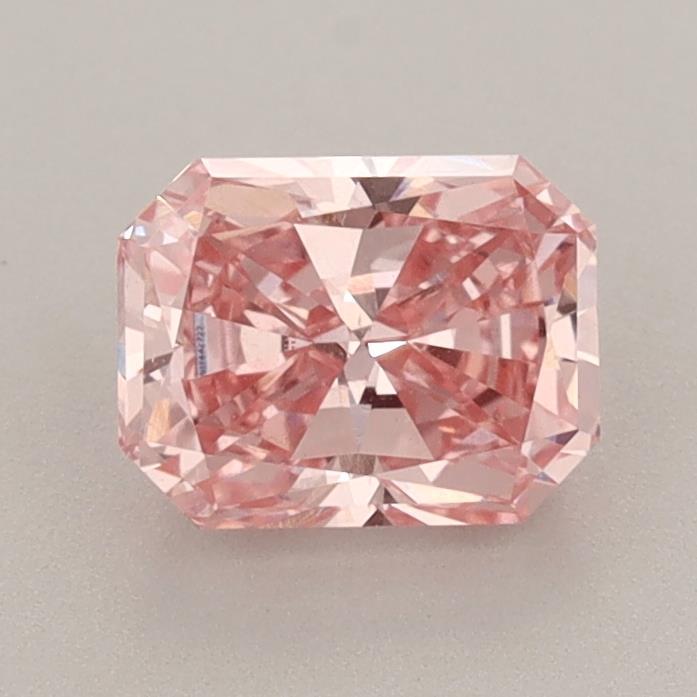 1.22 Ct. Fancy Vivid Pink Radiant Lab Grown Diamond