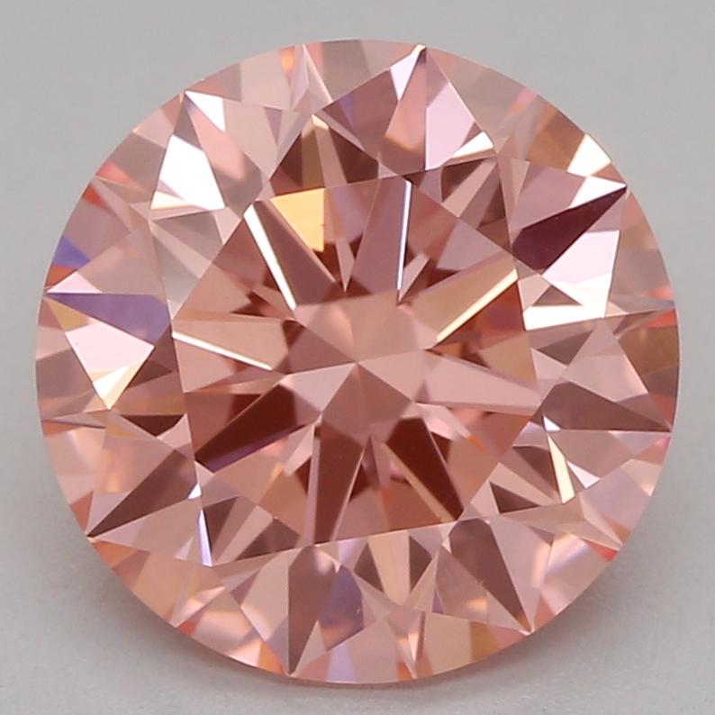 2.04 Ct. Fancy Vivid Pink Round Lab Grown Diamond