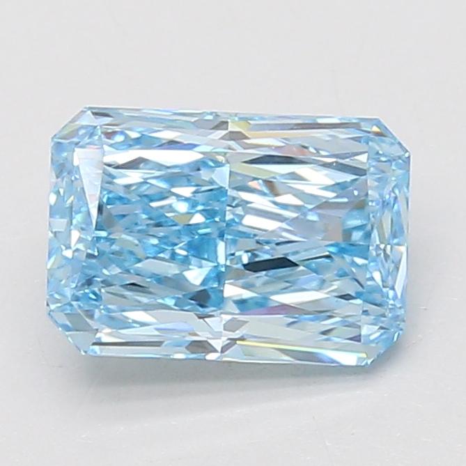 2.11 Ct. Fancy Vivid Blue Radiant Lab Grown Diamond
