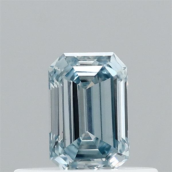 0.33 Ct. Fancy Light Greenish Blue Emerald Lab Grown Diamond