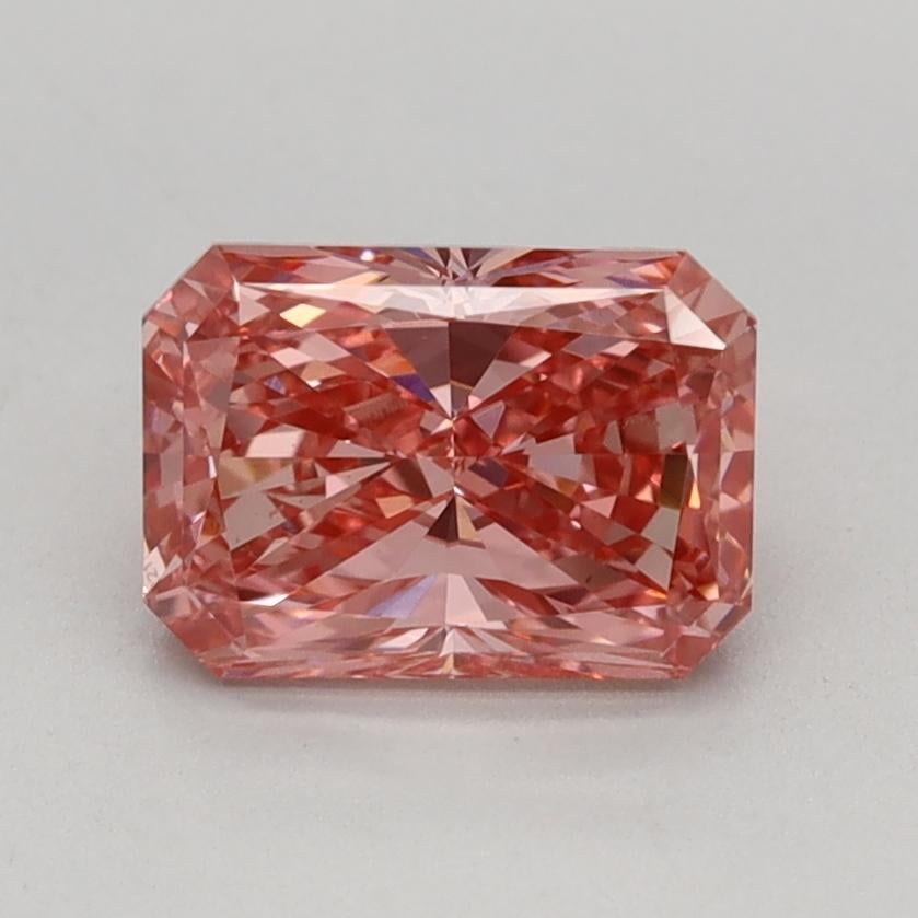 1.02 Ct. Fancy Vivid Pink Radiant Lab Grown Diamond