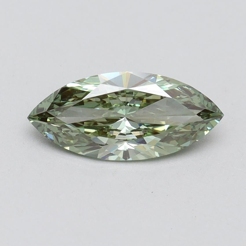1.00 Ct. Fancy Intense Green Marquise Lab Grown Diamond