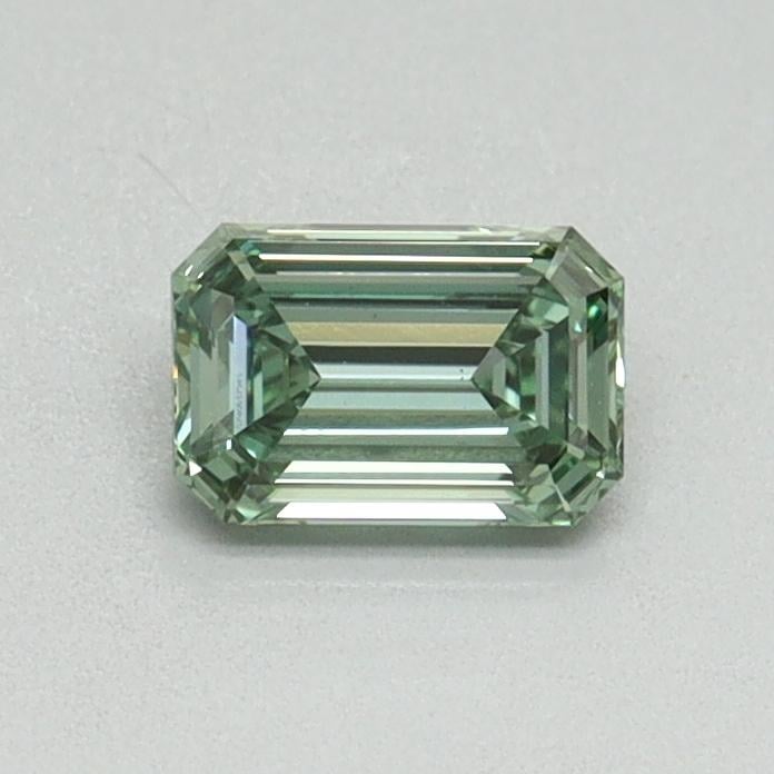 0.44 Ct. Fancy Vivid Green Emerald Lab Grown Diamond