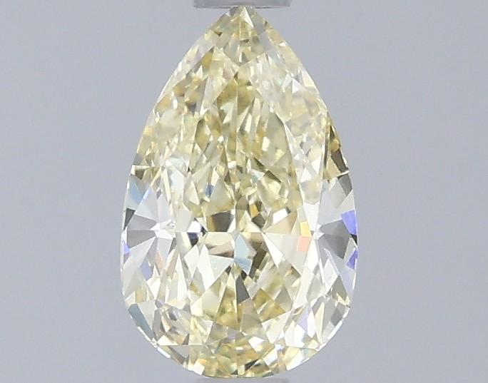0.94 Ct. Fancy Light  Yellow Pear Lab Grown Diamond