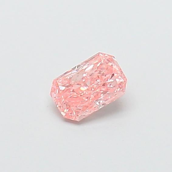 0.28 Ct. Fancy Vivid  Pink Radiant Lab Grown Diamond
