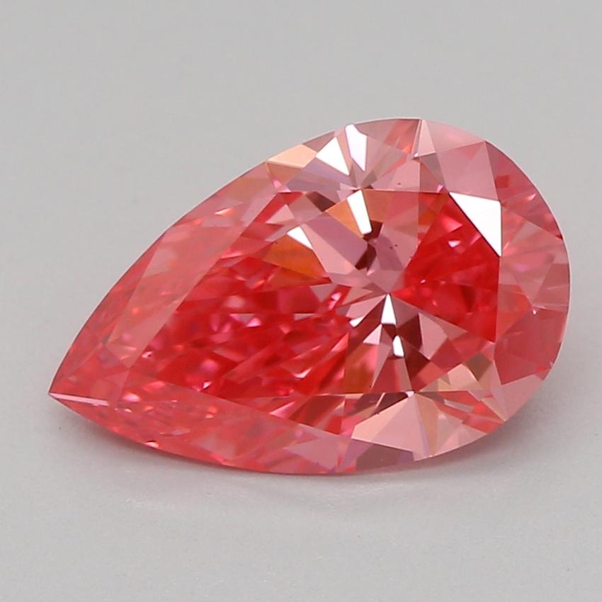 1.05 Ct. Fancy Vivid Pink Pear Lab Grown Diamond