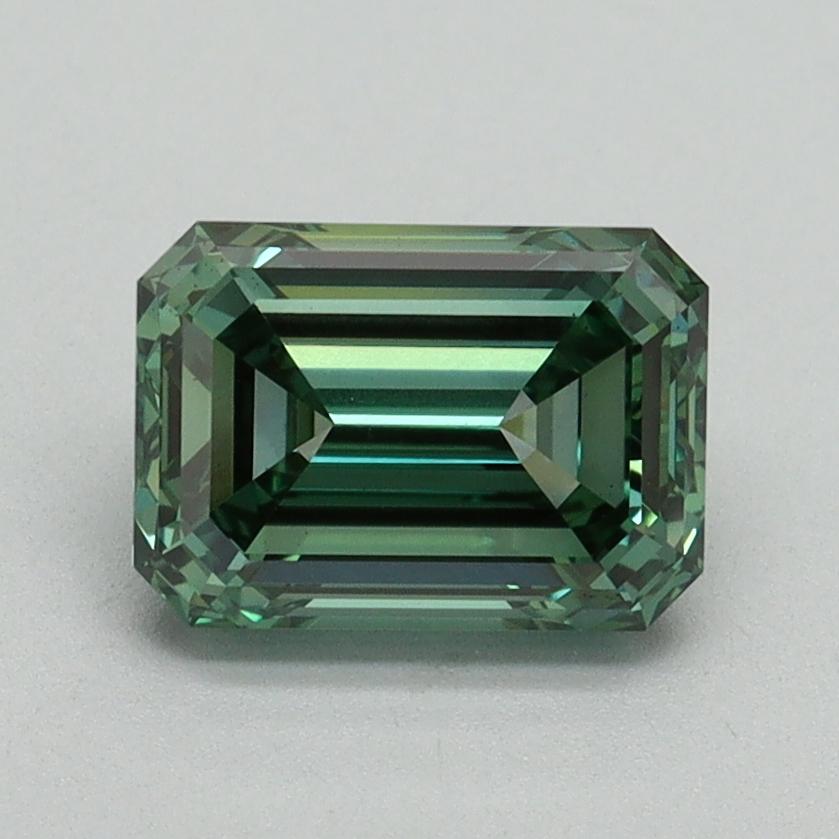 1.52 Ct. Fancy Vivid Green Emerald Lab Grown Diamond