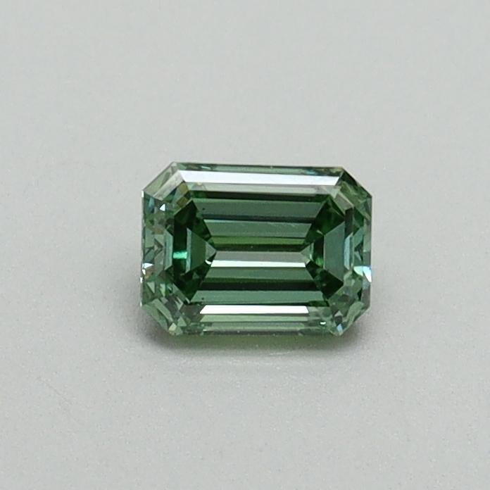 0.30 Ct. Fancy Vivid Green Emerald Lab Grown Diamond