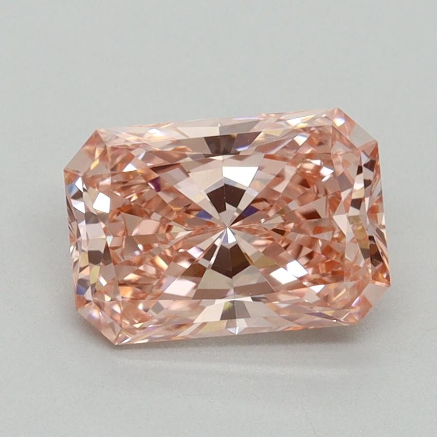 1.54 Ct. Fancy Vivid Pink Radiant Lab Grown Diamond