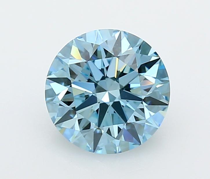 2.00 Ct. Fancy Vivid  Blue Round Lab Grown Diamond