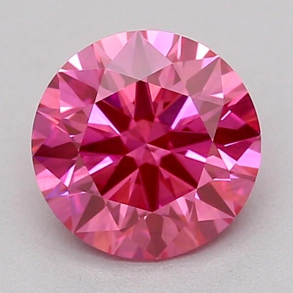 0.62 Ct. Fancy Vivid  Pink Round Lab Grown Diamond