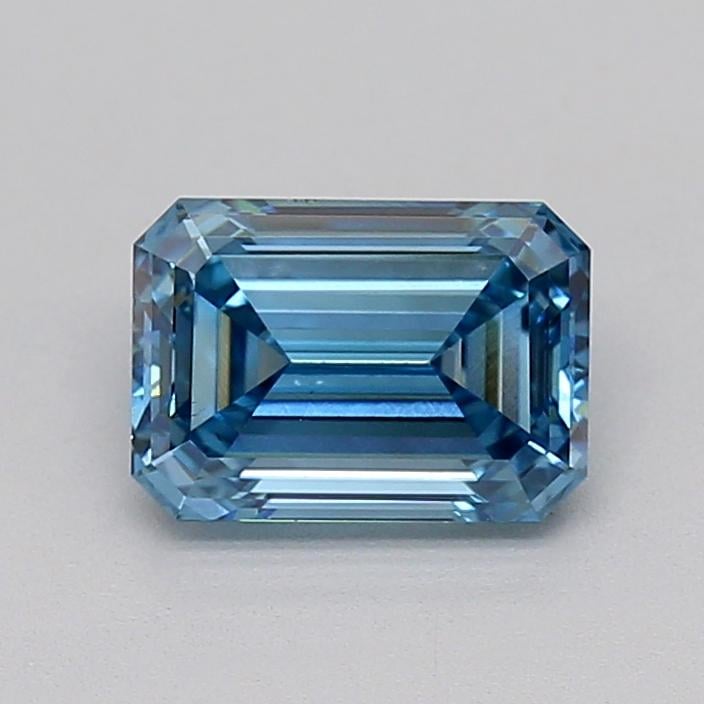 1.03 Ct. Fancy Vivid  Blue Emerald Lab Grown Diamond