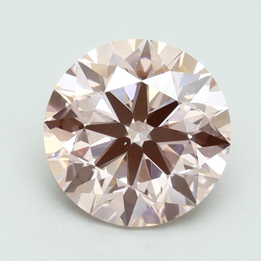 2.11 Ct. Fancy Intense Pink Round Lab Grown Diamond