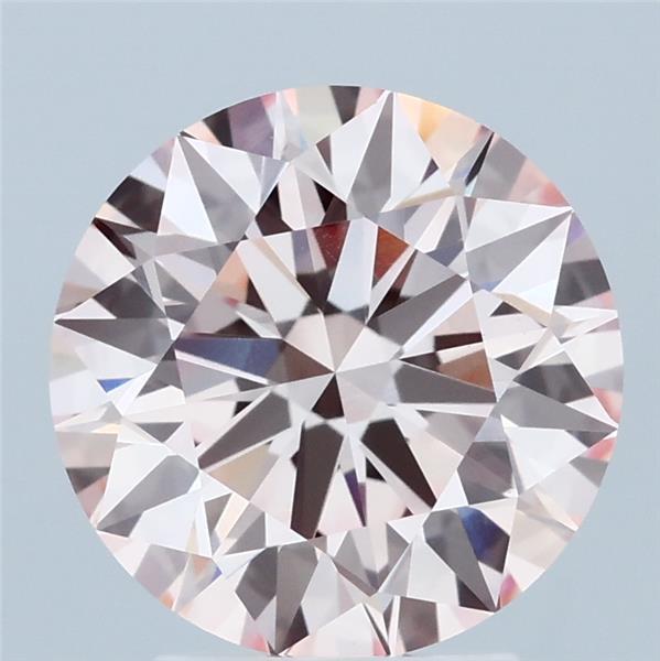 3.08 Ct. Fancy Intense  Pink Round Lab Grown Diamond