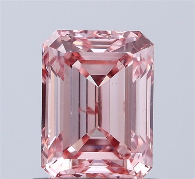 1.00 Ct. Fancy Vivid  Pink Emerald Lab Grown Diamond