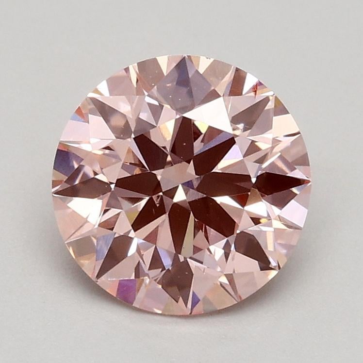 1.00 Ct. Fancy Intense Pink Round Lab Grown Diamond